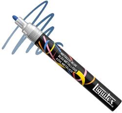 Liquitex Marker - akril dekormarker, 2mm, kerek hegy - metallic blue