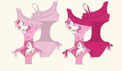 Global Licence Srl Unikornis trikini kislányoknak - pink - 116