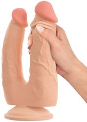 Nature Skin Bendable Double Penetrator Dildo