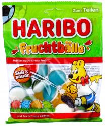 HARIBO gyümölcshab gumicukor 6 íz Fruchtbälle 160g Németországból (4001686019566)