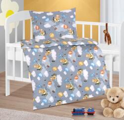 BellaTEX Gyerek pamut ágyneműhuzat Beáta Plüssmackó síkban 100x135, 45x60 cm (Bellatex)