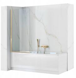 Rea Elegant, kádparaván, 1 szárnyú, 70 x 140 cm, arany-áttetsző, (REA-W5600)