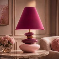 IV Interior Concept Lampa de masa decorativa STONES OF ECSTASY 60cm roz auriu (A-70021 VC)