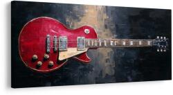 Dovido Tablou chitară electrică roșie - 140x70 - dovido - 423,45 RON