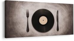 Dovido Tablou cină retro pe disc - 120x60