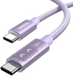 UGREEN Cablu pentru incarcare si transfer de date Ugreen Uno L509, 2x USB-C, 100W, 480Mbps, 2m, Mov (6941876262168)