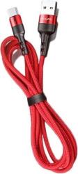 USAMS Cablu pentru incarcare si transfer de date USAMS U26, USB la Micro-USB, 2A, 1m, Rosu (6958444967806)