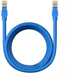 Baseus PATCH CORD UTP Baseus Cat6, fire din cupru, round cable, viteza maxima 1 Gbps, PVC, 3m, albastru B00133204311-03 (timbru verde 0.08 lei) - 6932172637125