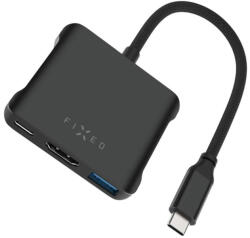 FIXED Hub USB-C 5in1, 2x USB-C, 2x USB-A, HDMI, Fixed Quadri, FIXHU-QR-BK