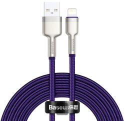 Baseus Cablu de date Baseus, USB la Lightning, 2.4A, 2m, mov, CALJK-B05