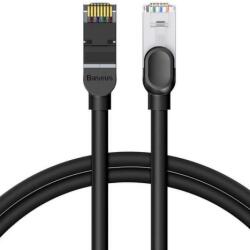 Baseus PATCH CORD UTP Baseus Cat6, fire din cupru, round cable, viteza maxima 1 Gbps, PVC, 2m, negru PCWL-R01 (timbru verde 0.08 lei) - 6953156233140