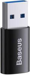 Baseus Adaptor OTG USB 3.1 la tip C telefon Baseus, negru, ZJJQ000101