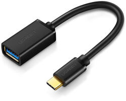 UGREEN - OTG Cable Adapter (30701) - USB 3.0 to Type-C, up to 5Gbps, 15cm - Black