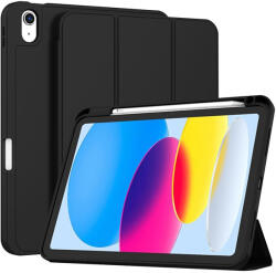 Techsuit Husa iPad 10 (2022) 10.9 Techsuit Flex Trifold Pen, negru