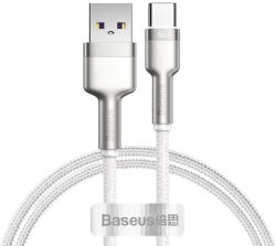 Baseus Cablu date Fast Charging USB, Type-C Baseus, 1m, alb, CAKF000102