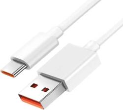  Cablu Date si Incarcare pentru Xiaomi, USB la USB Type-C , 1 m, 18W, Alb