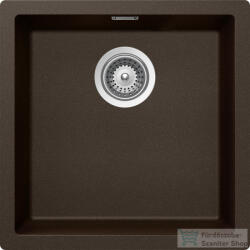 SCHOCK Kaia N-100 CRISTADUR® Bronze 456x456 mm gránit kompozit konyhai mosogatótálca, bronzbarna KAIN100BRON (KAIN100BRON)