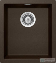SCHOCK Kaia N-100S CRISTADUR® Bronze 406x456 mm gránit kompozit konyhai mosogatótálca, bronzbarna KAIN100SBRON (KAIN100SBRON)