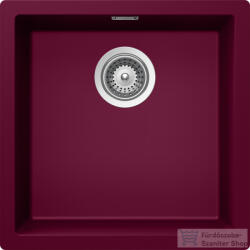 SCHOCK Kaia N-100 CRISTADUR® Berry 456x456 mm gránit kompozit konyhai mosogatótálca, bogyószín KAIN100BERR (KAIN100BERR)