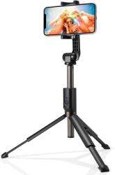 Spigen - Selfie Stick (S540W) - Stable Monopod & Tripod Mount with Bluetooth Remote Control, 90cm - Black