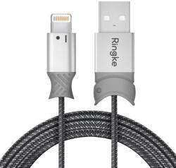 Ringke Cablu de date USB la Ligntning 20cm, Ringke Smart Fish, gri