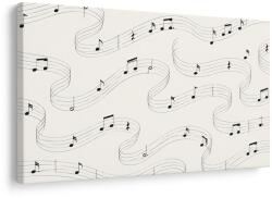 Dovido Tablou note muzicale pe valuri - 40x30