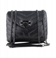 MORANTI Candi Mini valódi bőr kézitáska, fekete (MR-1131-28-Cz)