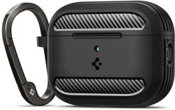 Spigen Husa Apple AirPods Pro 3 Spigen Rugged Armor, holder, negru