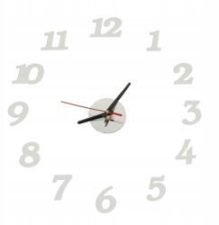 Artemis Falióra Öntapadós Diy Állítható Modern Ezüst 12 óra (IK-KX9714_1)