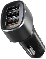 YESIDO Incarcator masina 3x USB Fast Charge Yesido Y46, 2.4A, 42W