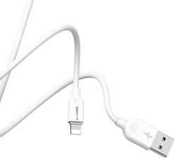 Blue Power Cablu Date si Incarcare USB la Lightning Blue Power BL2BX14 LinkJet, 2 m, 3A, Alb 314532 (timbru verde 0.08 lei)