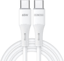 Duzzona Cablu de date USB-C la USB-C, 65W, 1m Duzzona A11, alb