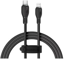 Baseus CABLU alimentare si date Baseus Pudding, Fast Charging Data Cable pt. smartphone, USB Type-C la Iphone Lightning 20W, 1.2m, negru P10355701111-B1 (timbru verde 0.08 lei) - 6932172650186