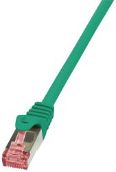 LogiLink PATCH CORD S / FTP LOGILINK Cat6, LSZH, cupru, 0.5 m, verde, AWG27, dublu ecranat CQ2025S (timbru verde 0.08 lei)