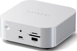 Satechi Thunderbolt 5 CubeDock with SSD Enclosure (3xTBT 5 Downstream Ports, TBT 5 Host Port 140W, 2x USB-C 3.2, 2x USB-A 3.2, 2.5 Gigabit Ethernet, SD & microSD Reader, M. 2 NVMe SSD Enclosure, Active Coolin