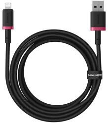 Baseus Cablu incarcare iPhone 2.4A Baseus Dura, 2m, negru, P10377801U01-03