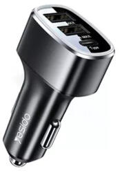 YESIDO Incarcator auto bricheta USB Type-C Yesido Y47, 49W, negru