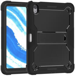 Techsuit [Pachet 360°] Husa + folie sticla iPad Air 11 (2024) Techsuit Rugged TabShell, negru