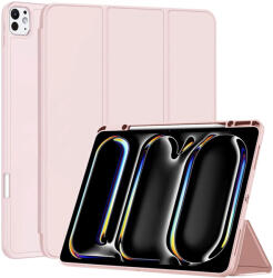 Techsuit Husa iPad Pro 13 (2024) Techsuit Flex Trifold Pen, roz
