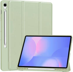 Techsuit Husa Samsung Galaxy Tab S10 FE Plus Techsuit Flex Trifold Pen, verde deschis