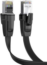 UGREEN PATCH CORD U / FTP Ugreen Cat8, NW134 fire din cupru, flat cable, viteza maxima 40 Gbps, 3m, negru 10982 (timbru verde 0.08 lei) - 6957303819829