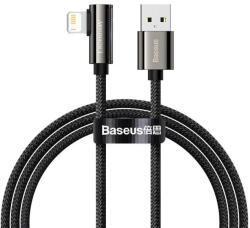 Baseus CABLU alimentare si date Baseus Legend Elbow, Fast Charging Data Cable pt. smartphone, USB la Lightning Iphone 2.4A, braided, 1m, negru CALCS-01 (timbru verde 0.08 lei) - 6953156207516