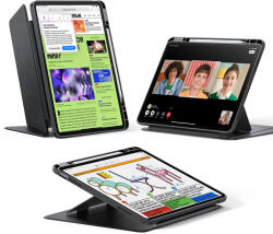 ESR Husa iPad Air 13 (2024) ESR Flip Hybrid Pen, negru
