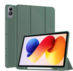 Techsuit Husa Xiaomi Redmi Pad 2 Pro Techsuit Flex Trifold Pen, verde inchis