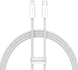 Baseus CABLU alimentare si date Baseus Dynamic, Fast Charging Data Cable pt. smartphone, USB Type-C la Lightning Iphone PD 20W, braided, 1m, alb CALD000002 (timbru verde 0.18 lei) - 6932172601881