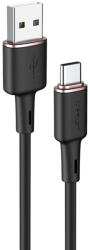 ACEFAST Cablu USB, tip C Fast Charge, 3A Acefast, C2-04, negru, 1.2m