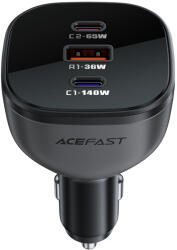 ACEFAST Incarcator auto USB 165W, Acefast B14, Fast Charging, negru