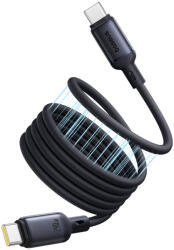Baseus Cablu incarcare magnetic 240W Baseus PicoGo, 1m, negru, P10376800121-00