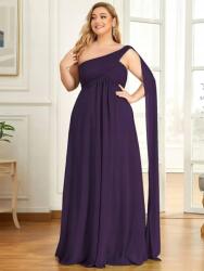 Shein Ruha Lila Bő Szabású Maxi Aszimmetrikus Nyakkivágással Shein XL