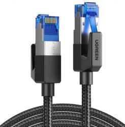 UGREEN PATCH CORD UTP Ugreen Cat8, NW153 fire din cupru, braided cable, viteza maxima 25 Gbps, 1m, negru 80429 (timbru verde 0.18 lei) - 6957303884292